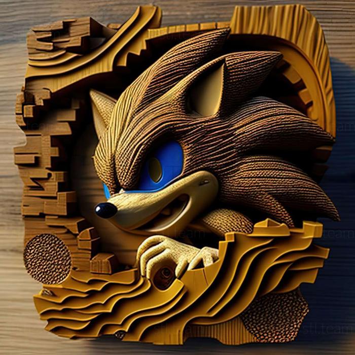 3D model Sonic The Hedgehog 3 game (STL)